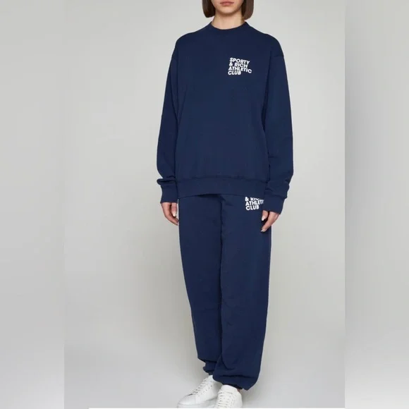 Sporty & Rich Exercise Often cotton sweatpants XL - Picture 2 of 15